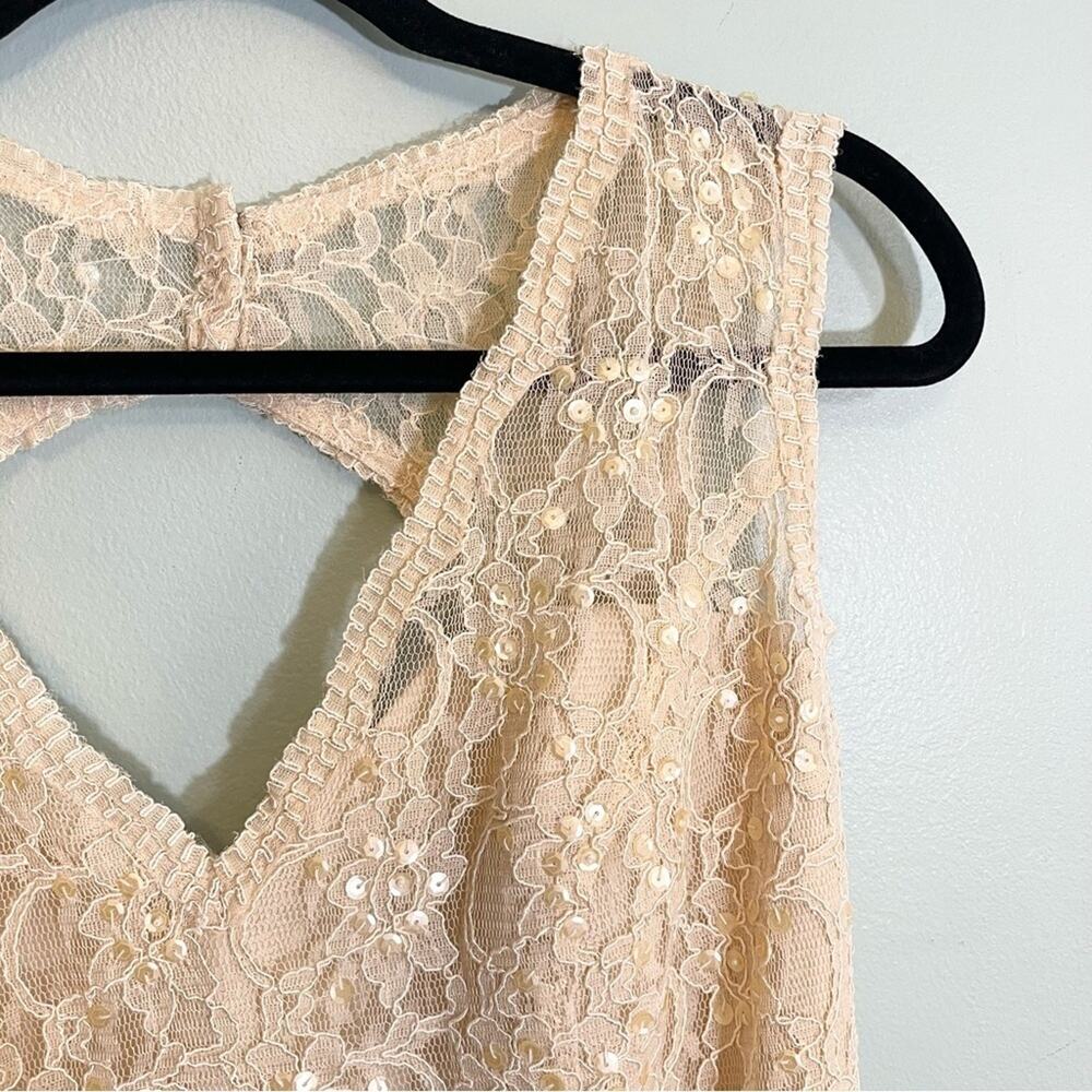 Mori Lee Lace‎ Bridesmaid Dress Cream - Picture 6 of 16